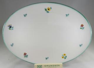 Gmundner Keramik-Platte oval 28